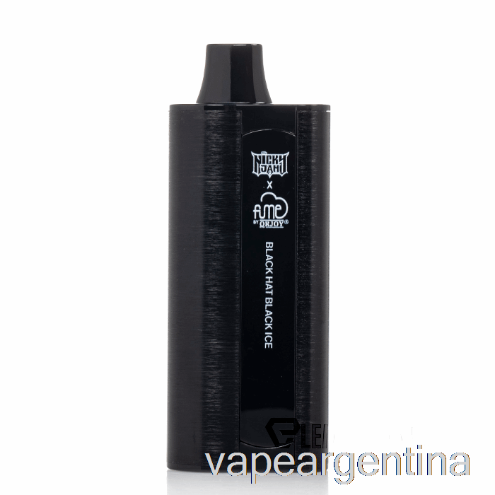 Nicky Jam X Fume 10000 Sombrero Negro Desechable Black Ice Vape Argentina
